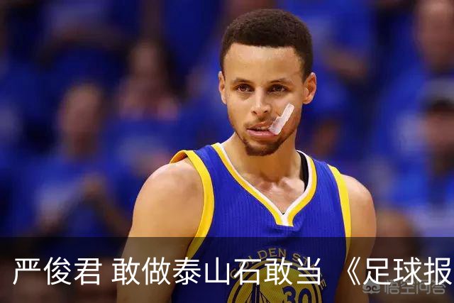 严俊君 敢做泰山石敢当 《足球报》的诞生
